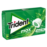 Trident Max Splash Kaugummi Grüne Minze ohne Zucker 27g (Schokolade & Süssigkeiten) - Bild 1